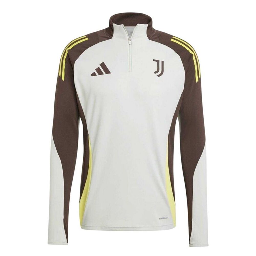 Adidas Mens 24/25 Juventus FC Training Top / Ash White/Silver